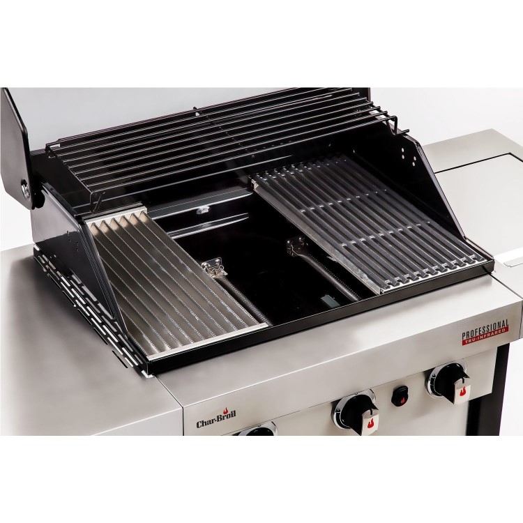 Char-Broil Professional Series 3400S - 3 Burner Gas BBQ Grill - Stainless Steel