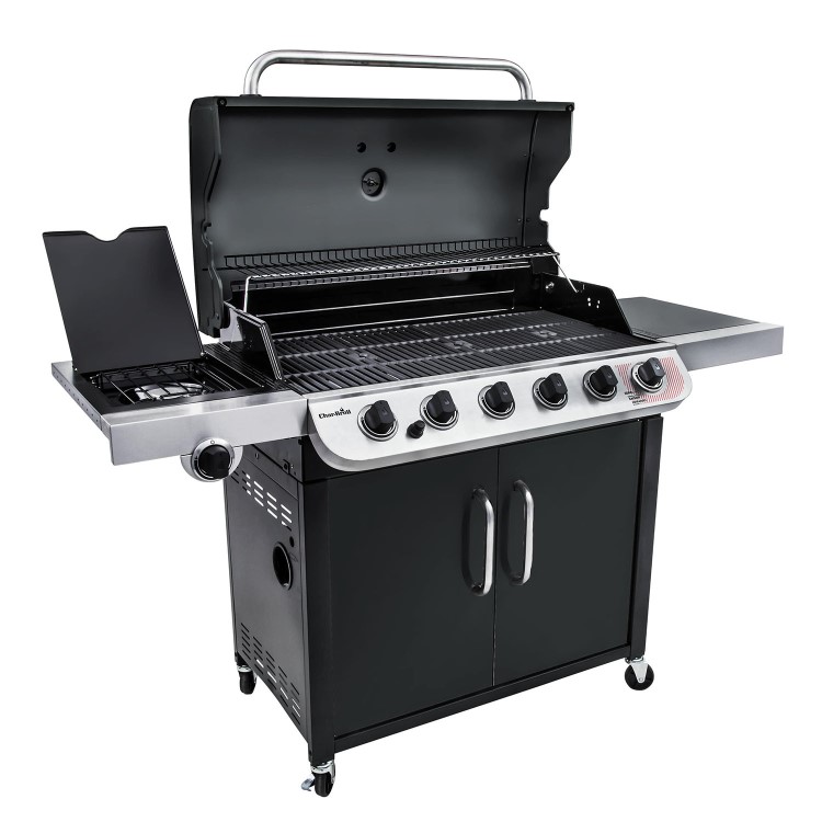 Char-Broil Convective Series 640 B XL - 6 Burner Gas BBQ Grill with Side Burner - Black