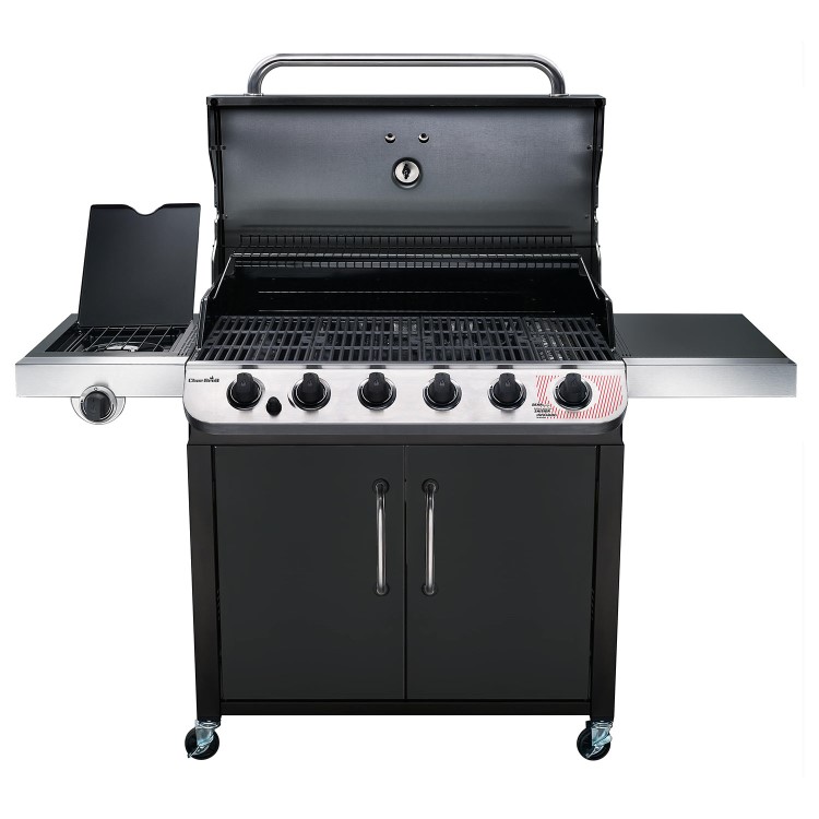 Char-Broil Convective Series 640 B XL - 6 Burner Gas BBQ Grill with Side Burner - Black