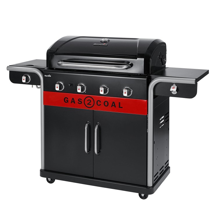 Char-Broil Gas2Coal 2.0 440 - 4 Burner Dual Fuel Gas & Charcoal BBQ Grill