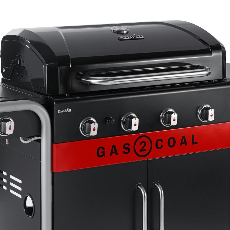 Char-Broil Gas2Coal 2.0 440 - 4 Burner Dual Fuel Gas & Charcoal BBQ Grill