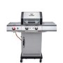 Char-Broil Advantage PRO S 2 - 2 Burner Gas BBQ Grill with Side Burner - Silver