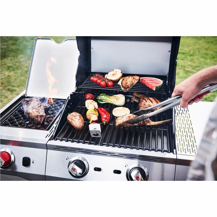 Char-Broil Advantage PRO S 2 - 2 Burner Gas BBQ Grill with Side Burner - Silver