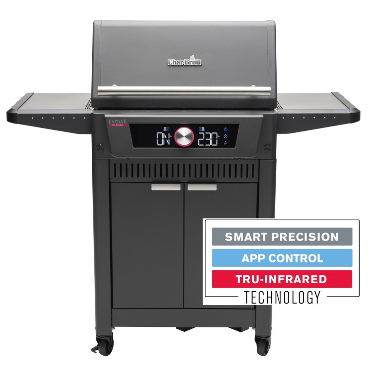 Char-Broil EVOLVE Smart Digital Gas BBQ with App Control - Black