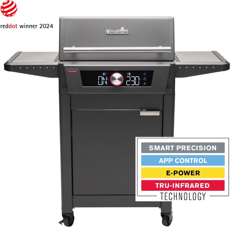 Char-Broil EVOLVE Smart Digital Electric BBQ with App Control - Black 