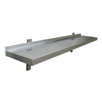 Hamoki STSW-093 Stainless Steel Wall Shelf 900mm Wide 300mm Deep