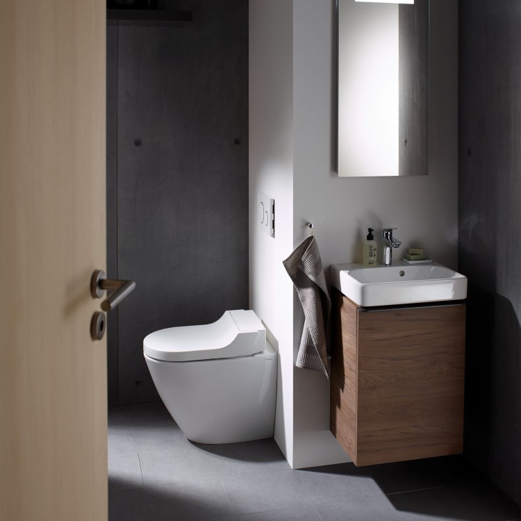 Geberit Aquaclean Tuma Classic Back to Wall Smart Bidet Japanese Toilet