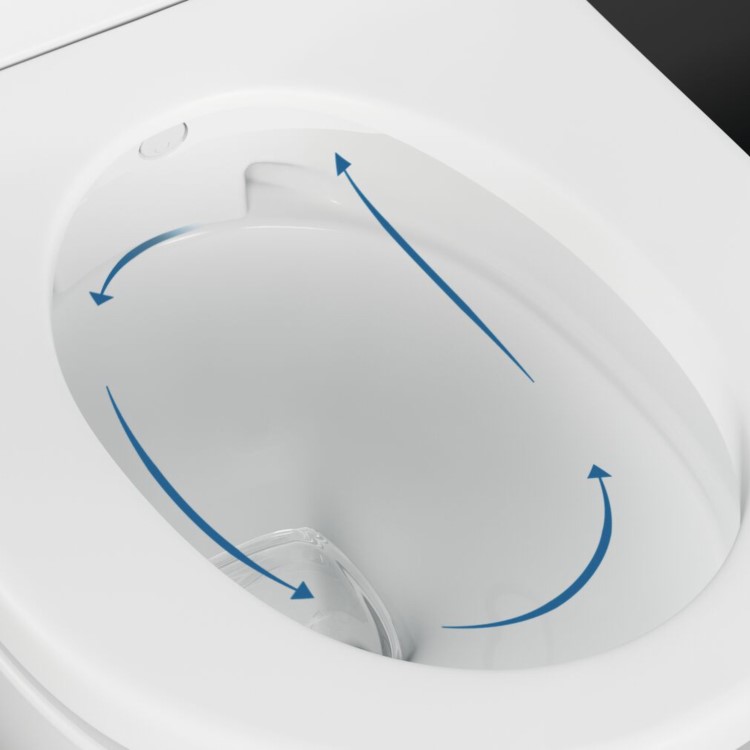 Geberit Aquaclean Tuma Classic Back to Wall Smart Bidet Japanese Toilet