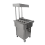 Hamoki CW-8A Heated Free Standing Chip Dump With Storage and Overhead Gantry Lighting & Castors 13 Amp