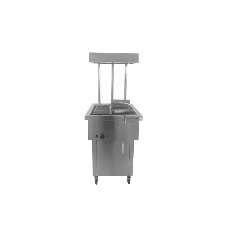 Hamoki CW-8A Heated Free Standing Chip Dump With Storage and Overhead Gantry Lighting & Castors 13 Amp