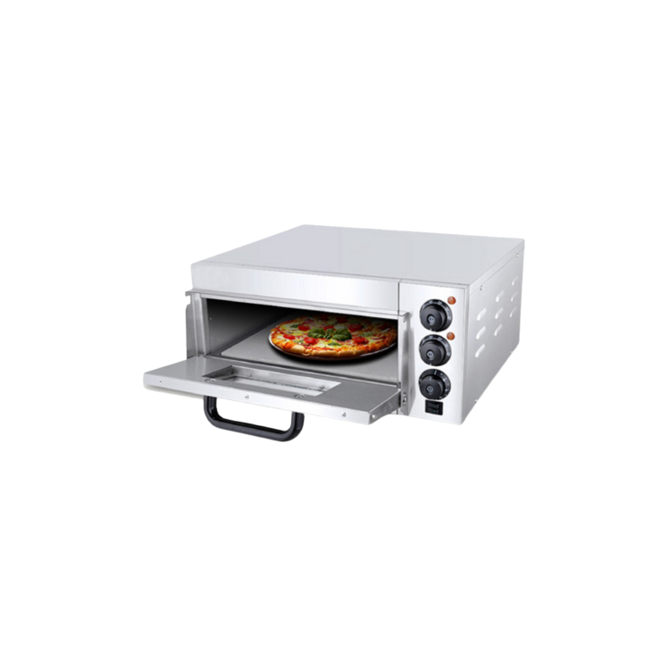 Hamoki EP2 Compact 500mm Single Deck Electric Pizza Oven Up To 4 x 10" Pizzas or 1 x 20” Pizza  2.2kW 13 amp