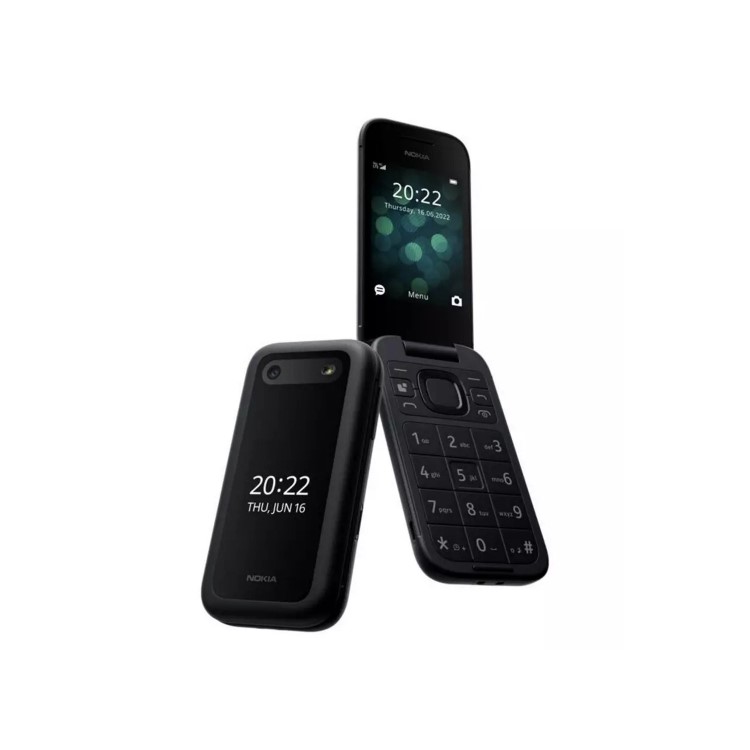 Nokia 2660 Flip 128MB 4G SIM Free Mobile Phone - Black