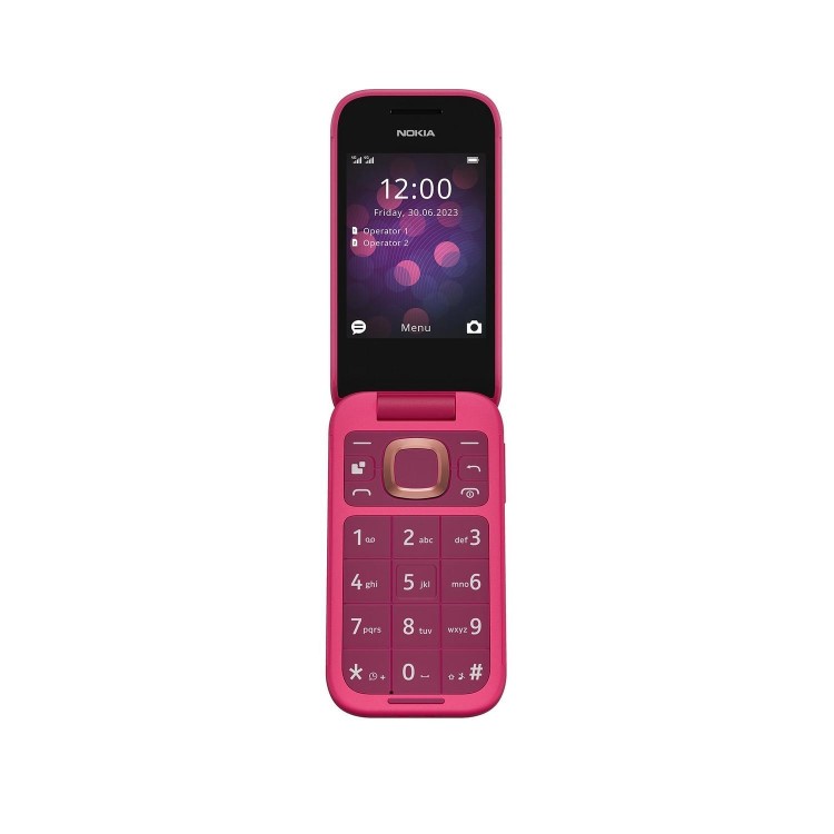 Nokia 2660 Flip 128MB 4G SIM Free Mobile Phone - Pop Pink