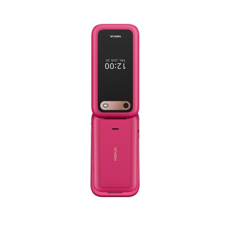 Nokia 2660 Flip 128MB 4G SIM Free Mobile Phone - Pop Pink