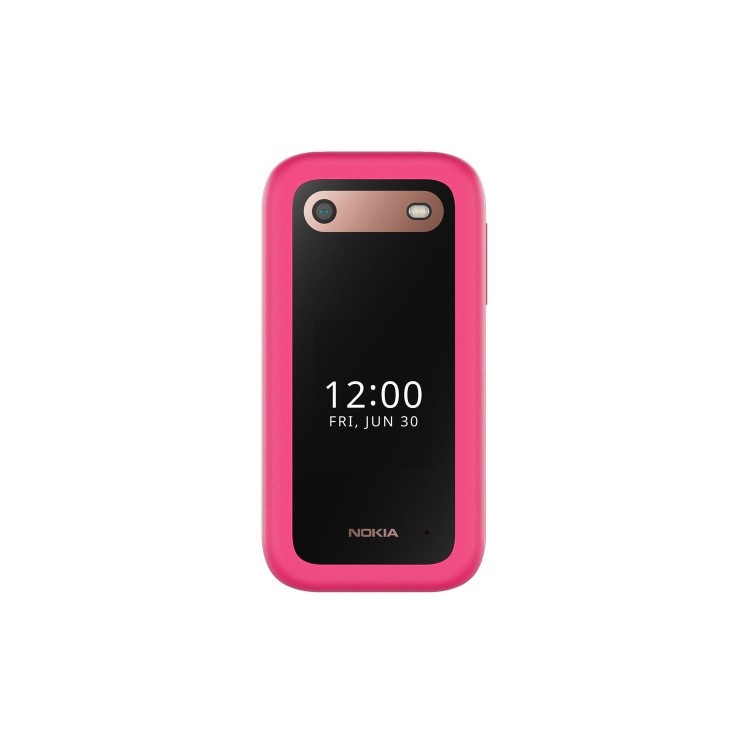 Nokia 2660 Flip 128MB 4G SIM Free Mobile Phone - Pop Pink