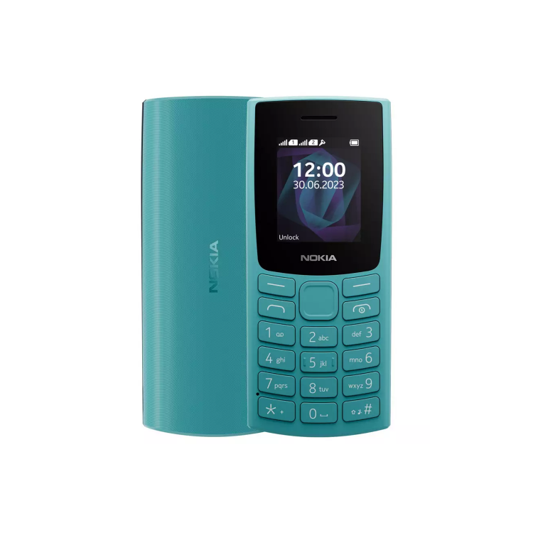 Nokia 105 2023 2G Dual SIM Mobile Phone - Cyan