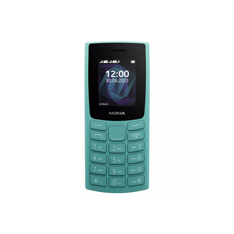 Nokia 105 2023 2G Dual SIM Mobile Phone - Cyan