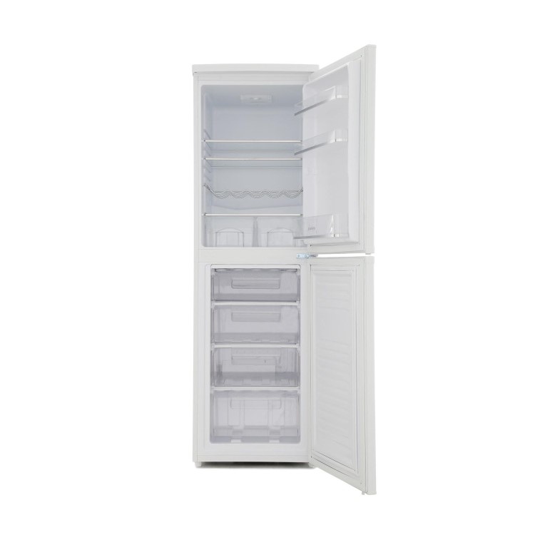 Refurbished Grade A3 - Hoover HSC574W 55cm Tall 50/50 Fridge Freezer - White