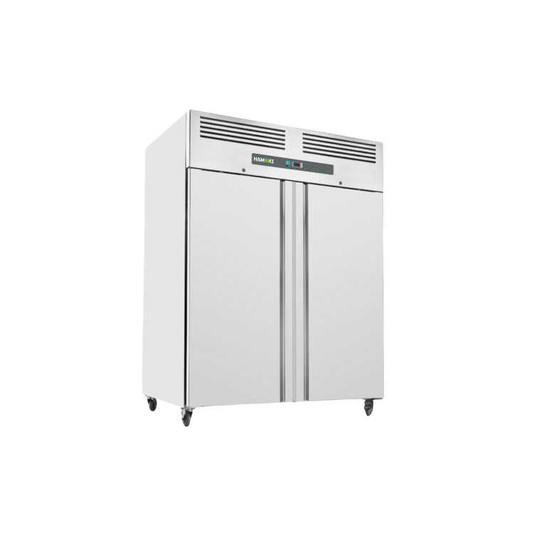 Hamoki GN1410TN Double Upright Refrigerator Stainless Steel 1375ltr GN2/1