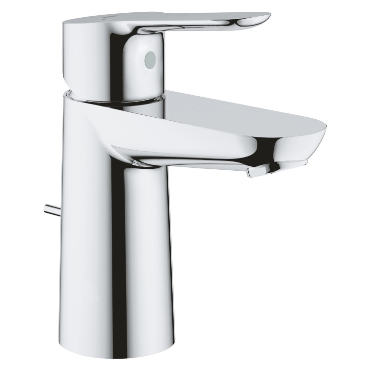 Grohe BauEdge Cloakroom Mono Basin Mixer Tap with Waste - Chrome