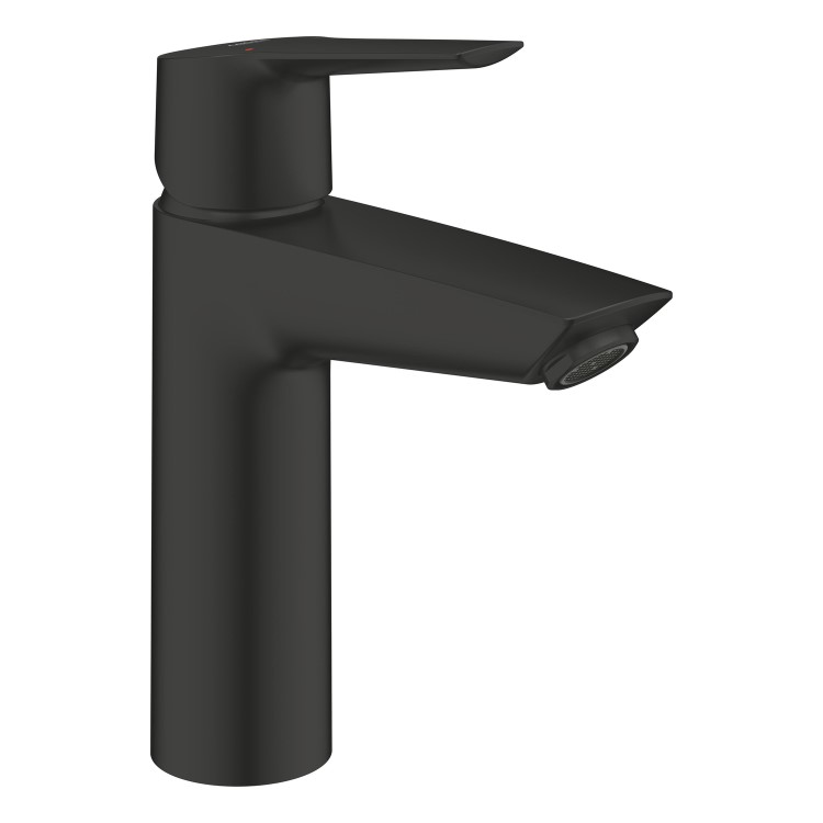 GRADE A1 - Grohe Start SilkMove EnergySaving Mono Basin Mixer Tap with Waste - Matt Black