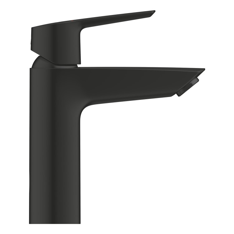 GRADE A1 - Grohe Start SilkMove EnergySaving Mono Basin Mixer Tap with Waste - Matt Black