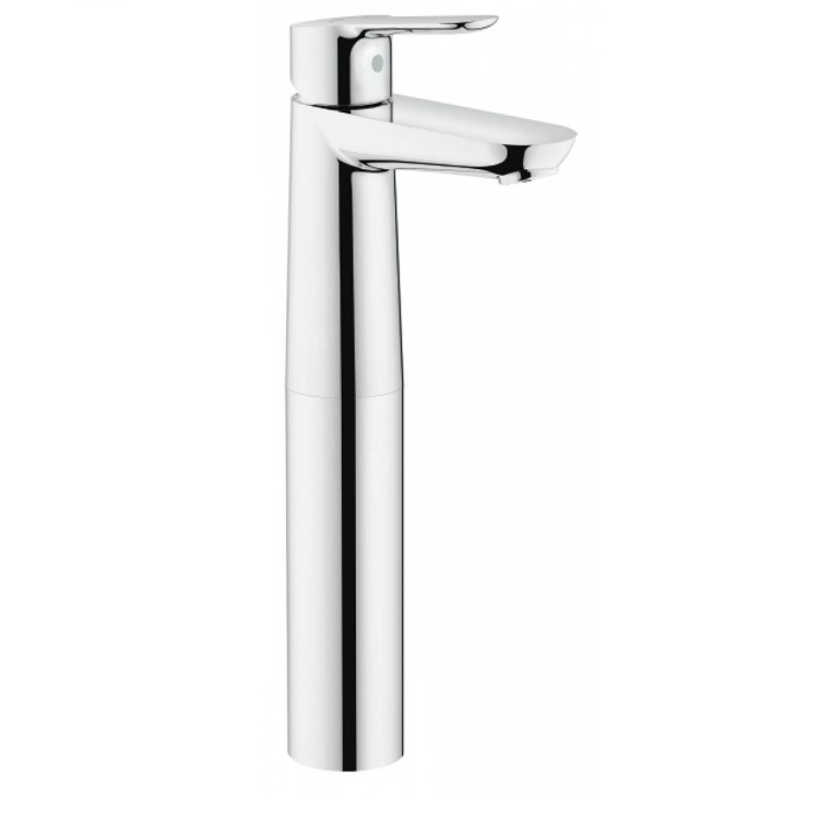 Grohe BauEdge Tall Basin Mixer Tap - Chrome