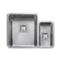 Ex Display - As New - Rangemaster Quad Undermount 340x400 160x300 1.5 Bowl RH Stainless Steel Sink