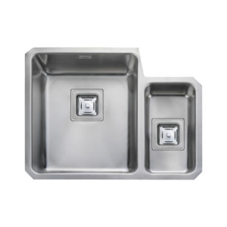 Ex Display - As New - Rangemaster Quad Undermount 340x400 160x300 1.5 Bowl RH Stainless Steel Sink