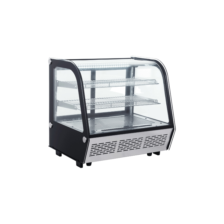 Hamoki iMT-120L Premium Countertop Food Display Chiller 120ltr Curved Front