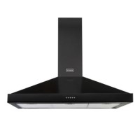 Stoves S900 Richmond 90cm Wide Chimney Cooker Hood Black