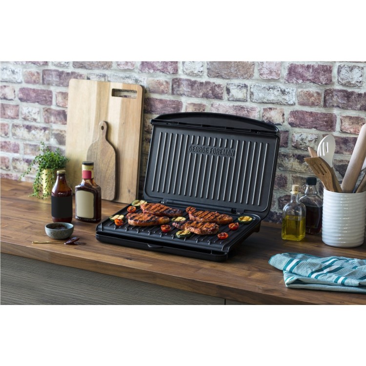 George Foreman 25820 Large Health Grill - Black