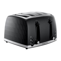 Russell Hobbs 26071 Honeycomb 4 Slice Toaster - Black