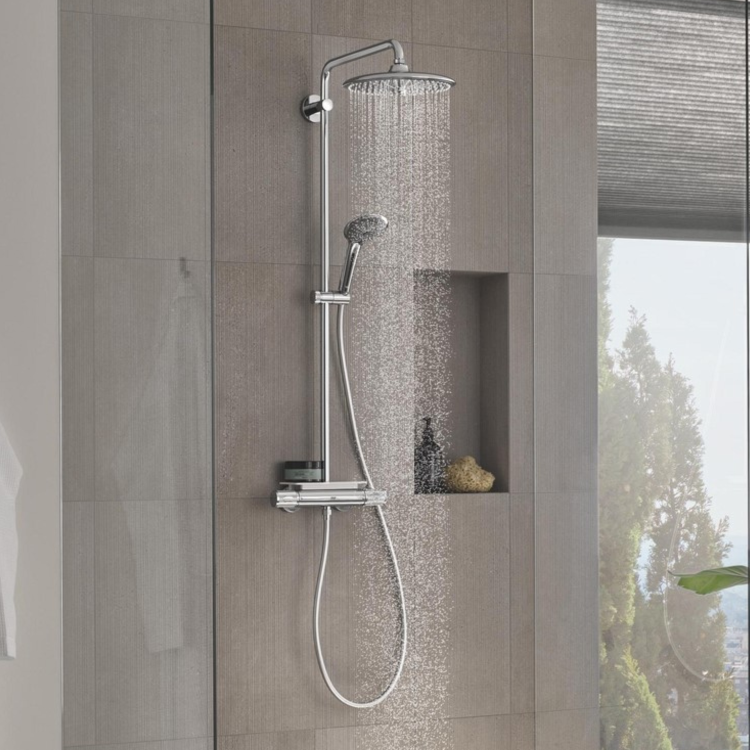 Grohe Vitalio Joy 260 - Cool Touch Thermostatic Mixer Shower Set