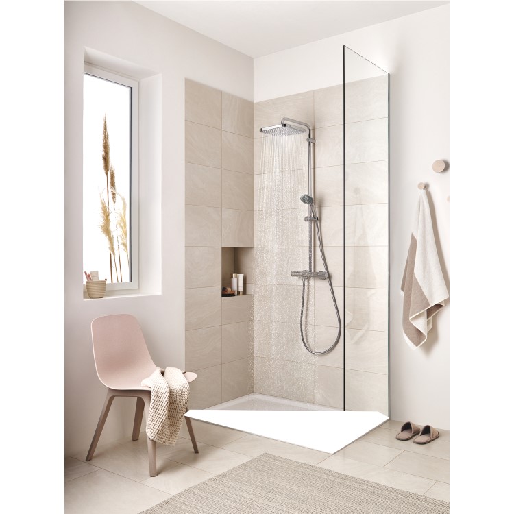 Grohe Vitalio Start Chrome Thermostatic Mixer Shower Set