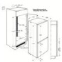 GRADE A2 - Light cosmetic damage - Zanussi ZBB24430SA 70-30 Integrated Fridge Freezer