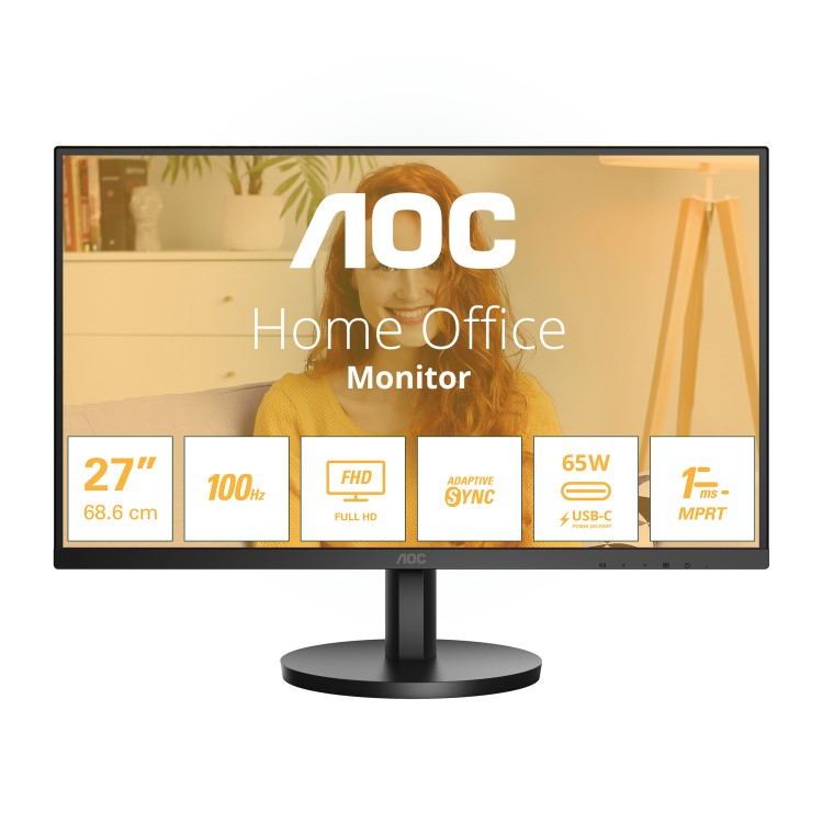 AOC 27B3CA2 27" IPS Full HD 100Hz 1ms USB-C Monitor