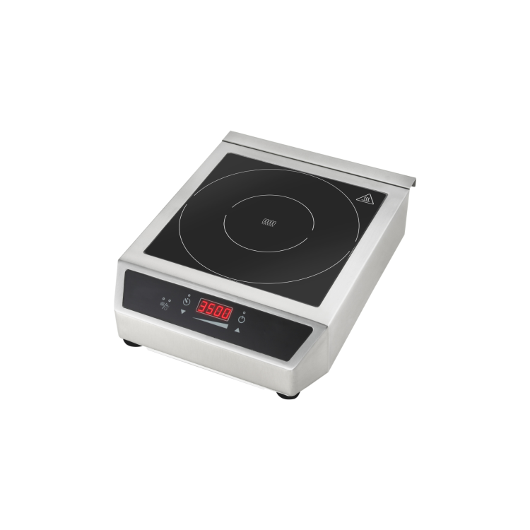 Hamoki HA-350BT Heavy Duty Commercial Induction Hob - Digital Control - Countertop 3kW 13 Amp