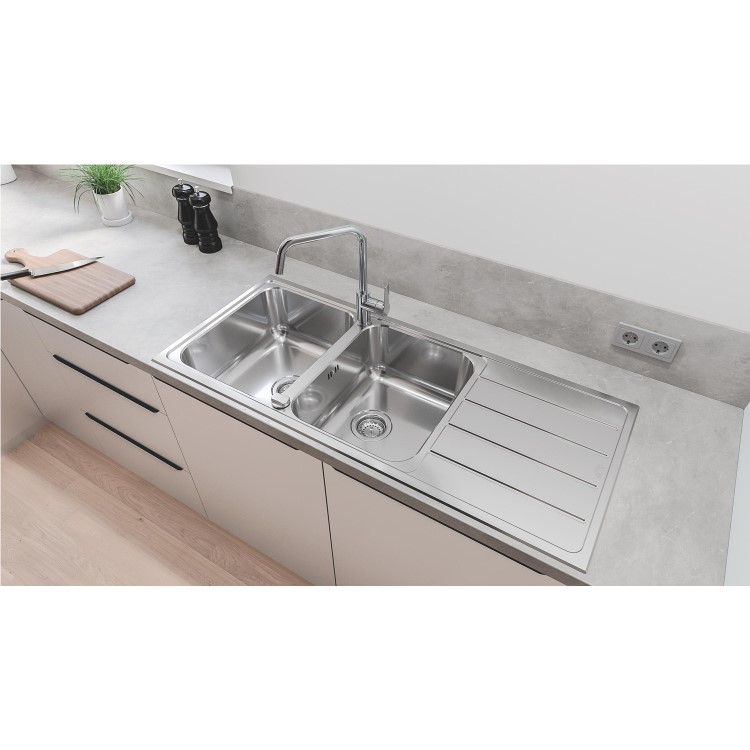 Grohe Quickfix Start Chrome Single Lever Monobloc Kitchen Mixer Tap