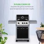 Refurbished Dangrill 3 Burner Gas BBQ with Side Burner