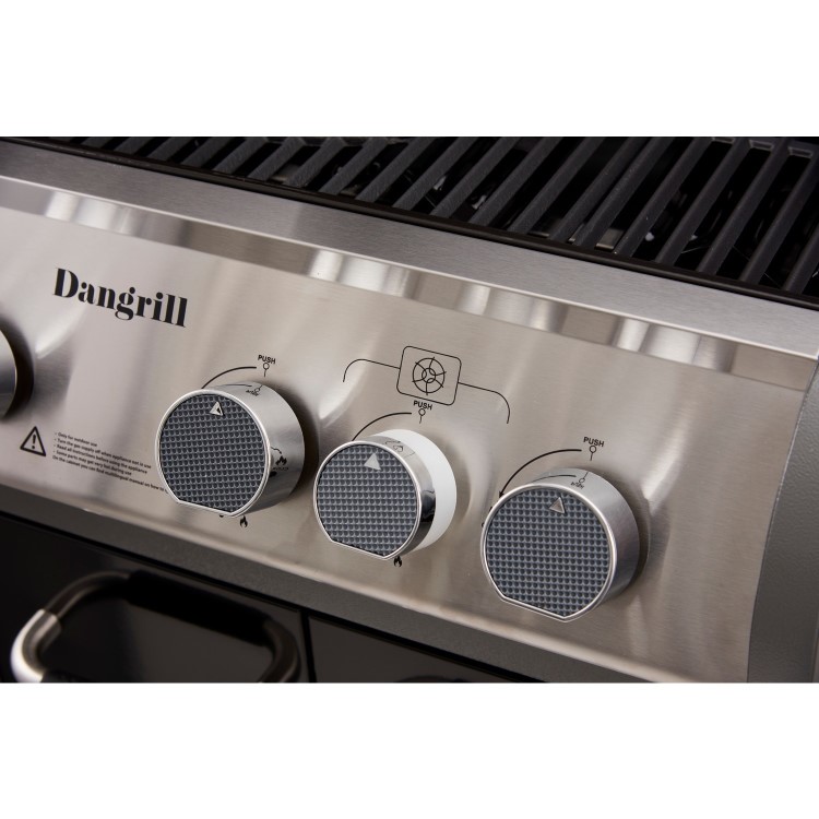 Refurbished Dangrill 3 Burner Gas BBQ with Side Burner