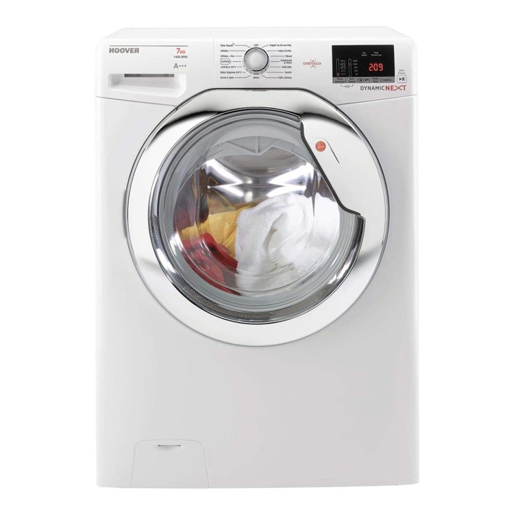 Refurbished Hoover Dynamic Next DXOC 47C3/1-80 Freestanding 7KG 1400 Spin Washing Machine