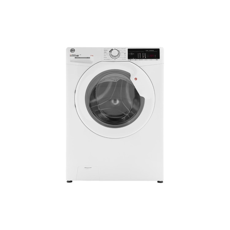 Hoover H-Wash 300 Lite H3W 49TE/1-80 Smart Freestanding 9KG 1400 Spin Washing Machine White