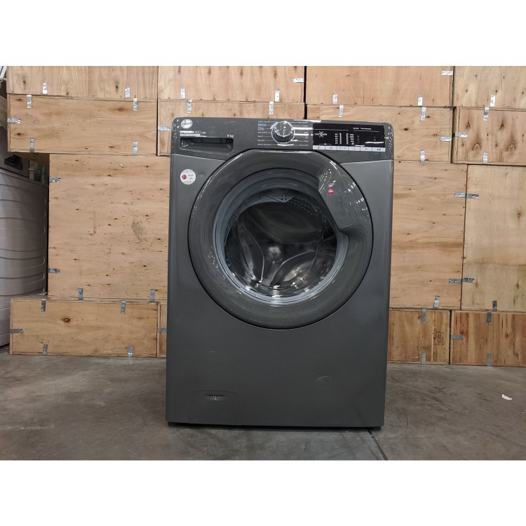 Refurbished Hoover H-Wash 300 H3W68TMGGE Smart Freestanding 8KG 1600 Spin Washing Machine Graphite