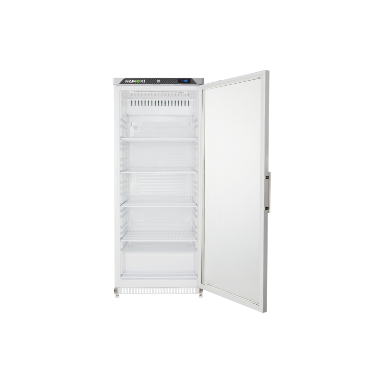 Hamoki HA-R600 Single Door Upright Refrigerator in White - 600ltr Gross / 473ltr Net