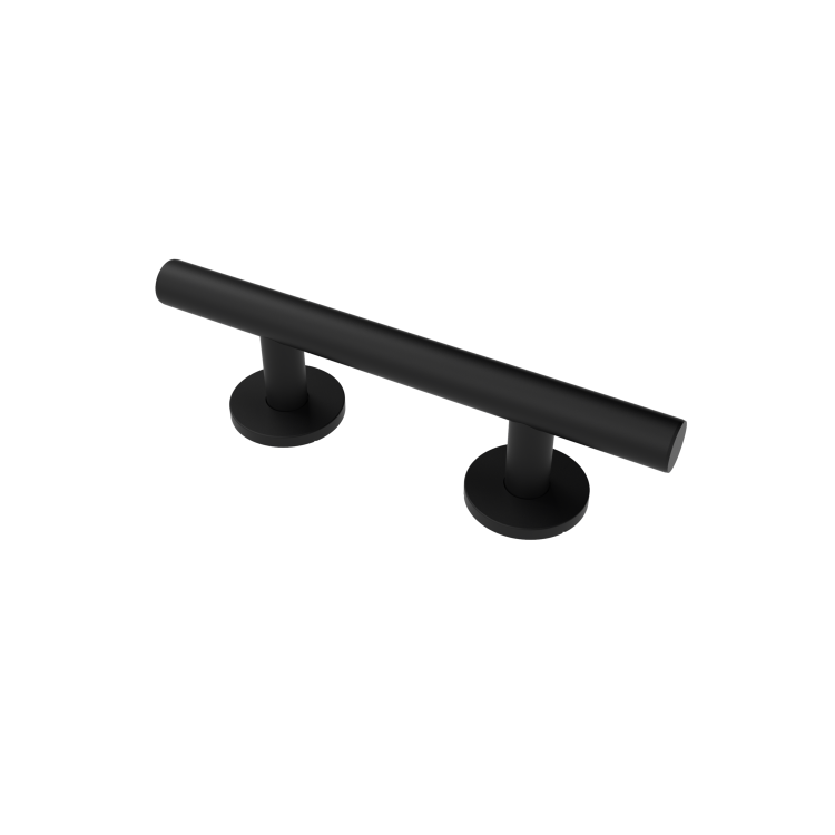 Matt Black Stainless Steel Luxury Straight Grab Rail 355mm