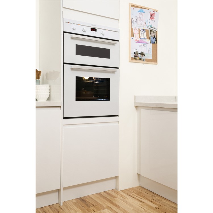 Indesit FIMD23WHS Electric Built-in Double Oven - White