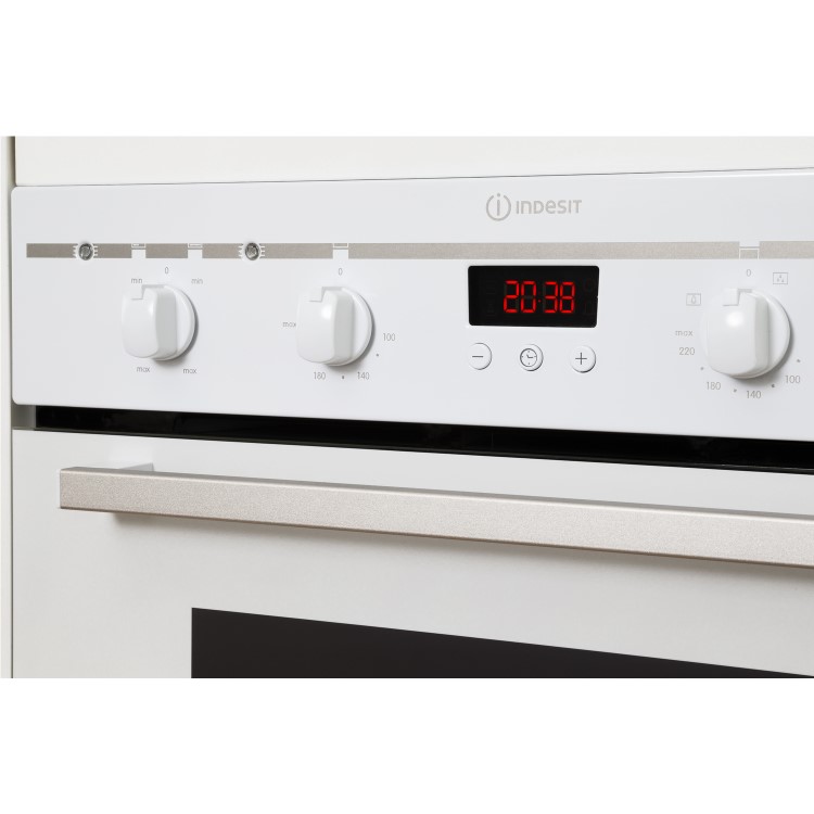 Indesit FIMD23WHS Electric Built-in Double Oven - White