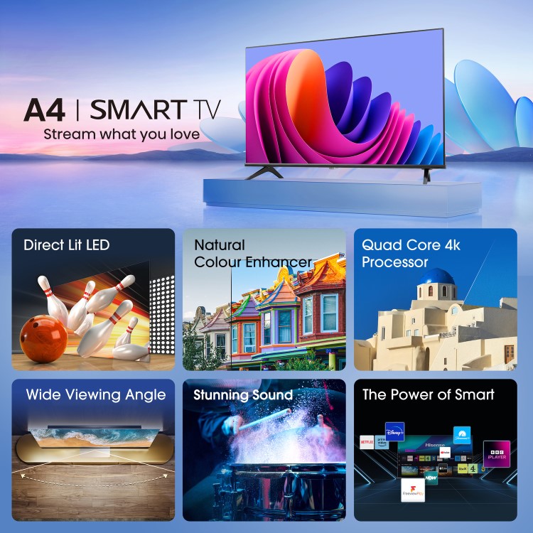 Hisense A4 32 inch Smart HD Ready LED TV