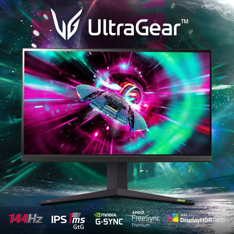 LG 32GR93U UltraGear 32" IPS UHD 4K 144Hz Gaming Monitor